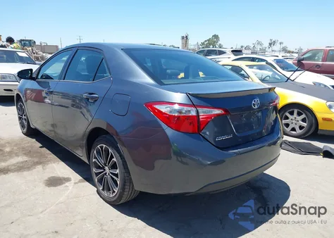 2015 Toyota Corolla S Plus z USA, uszkodzony, nr VIN 5YFBURHE7FP182750